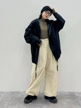 Naoさん（レディース・159cm）の冬コーディネート