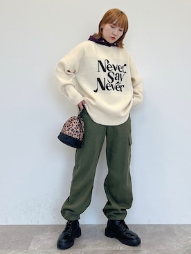 「PBLIM（ページボーイリム）のアイテム（ブーツ）」を使った、Naoさん（レディース・159cm）の秋コーディネート