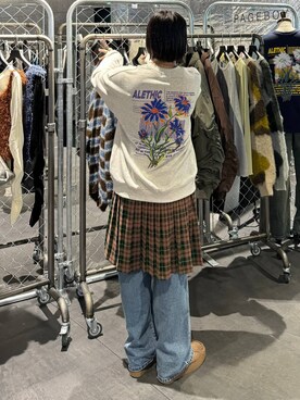「アイテム（スウェット）」を使った、Naoさん（レディース・159cm・20代）の夏コーディネート
