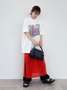 「PBLIM（ページボーイリム）のアイテム（ワンピース/ドレス）」を使った、Naoさん（レディース・158cm）の夏コーディネート