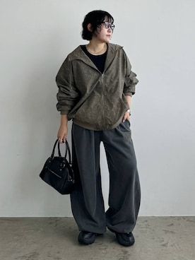 「アイテム（ブルゾン）」を使った、Naoさん（レディース・159cm・20代）の夏コーディネート