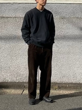 「Steven Alan（スティーブンアラン）のアイテム（スウェット）」を使った、　tatsukiさん（メンズ・171cm）の秋コーディネート