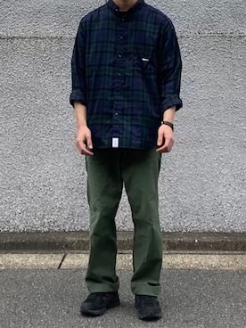 「ネルシャツ」｜　tatsukiさん（メンズ・171cm・10代）の秋コーディネート
