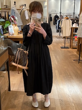 「TOUJOURS（トゥジュー）のアイテム」を使った、minijooさん（レディース・152cm）の春コーディネート