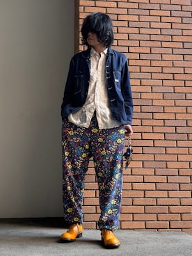 「Big John（ビッグジョン）のアイテム」を使った、拓さん（メンズ・182cm）の春コーディネート