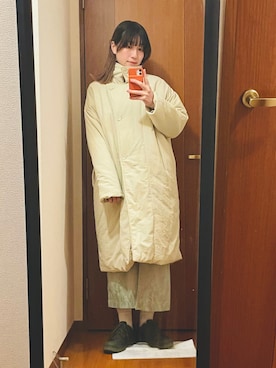「ゆきだるま」｜accoさん（レディース・161cm）の冬コーディネート
