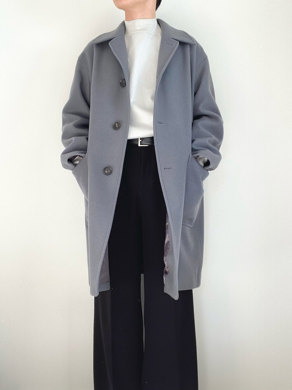 【くろ】AURALEE ステンカラーコート グレー サイズ5 AURALEE ステンカラーコート グレー サイズ5 AURALEE ステンカラー