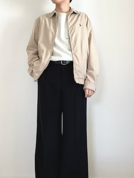 「アイテム（スウェット、ゴールド系）」を使った、taka【相互】さん（メンズ・175cm）の秋コーディネート