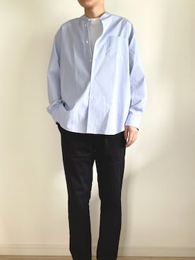 「URBAN RESEARCH（アーバンリサーチ）のアイテム（チノパンツ）」を使った、taka【相互】さん（メンズ・175cm）の秋コーディネート