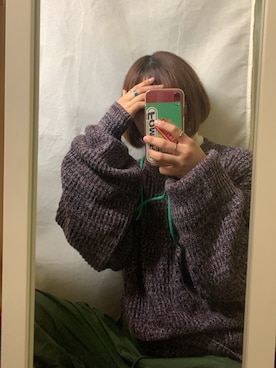 「古着女子」｜「アイテム（PC・スマホグッズ/家電）」を使った、まーやさん（レディース・156cm）の秋コーディネート