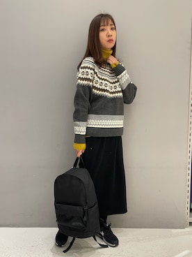 みなみさん（レディース・167cm）の冬コーディネート