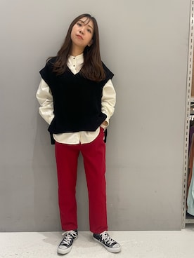 みなみさん（レディース・167cm）の冬コーディネート