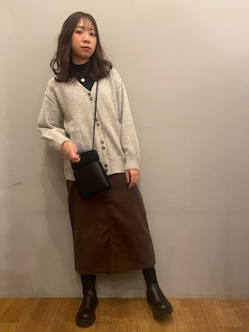 みなみさん（レディース・167cm）の冬コーディネート