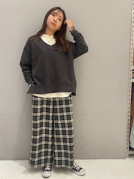 みなみさん（レディース・167cm）の冬コーディネート