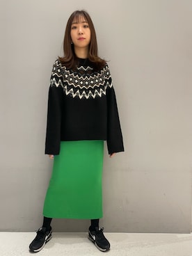 みなみさん（レディース・167cm）の冬コーディネート