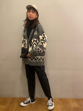 みなみさん（レディース・167cm）の冬コーディネート