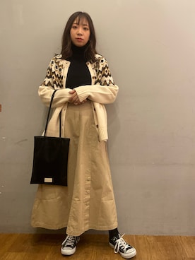 みなみさん（レディース・167cm）の冬コーディネート