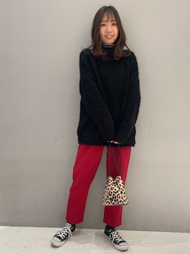 みなみさん（レディース・167cm）の冬コーディネート