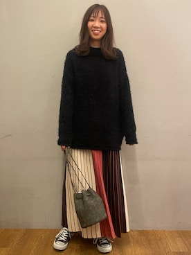 みなみさん（レディース・167cm）の冬コーディネート