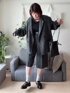 「LOWRYS FARM（ローリーズファーム）のアイテム（ベルト）」を使った、miyusan☆さん（レディース・155cm）の秋コーディネート