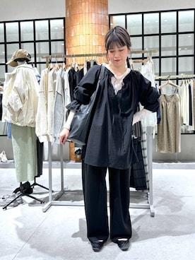 「アイテム（スウェットパンツ）」を使った、miyusan☆さん（レディース・155cm）の冬コーディネート