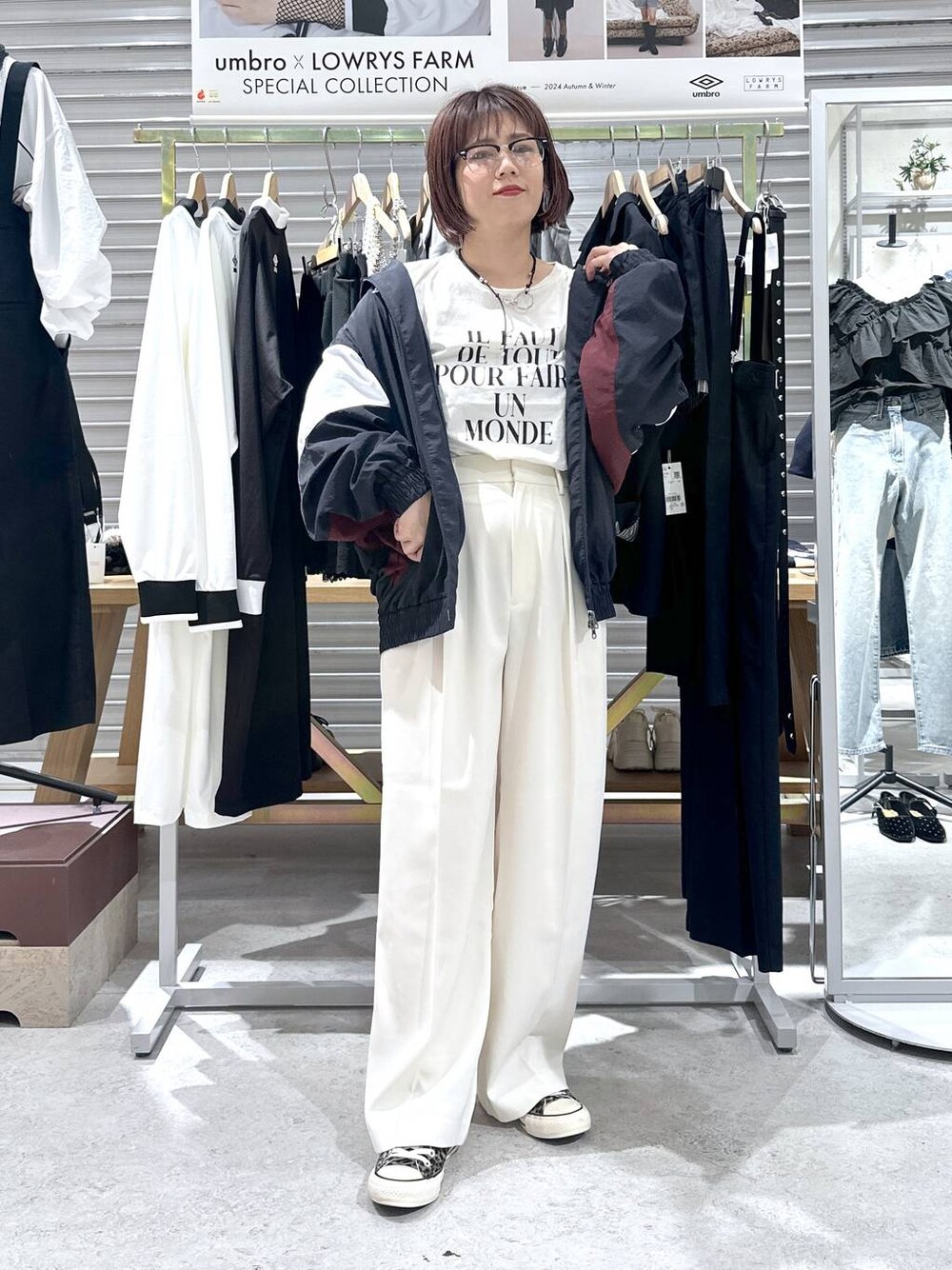 miyusan☆(LOWRYS FARM ららぽーと豊洲)｜LOWRYS FARMのメガネを使った 