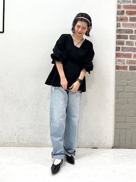 「アイテム（タンクトップ）」を使った、miyusan☆さん（レディース・155cm）の夏コーディネート