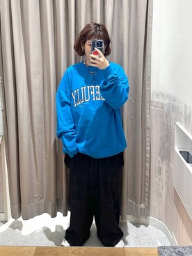 「LOWRYS FARM（ローリーズファーム）のウエストフリルサロペット　130967（ワンピース）」を使った、miyusan☆さん（レディース・155cm）の秋コーディネート