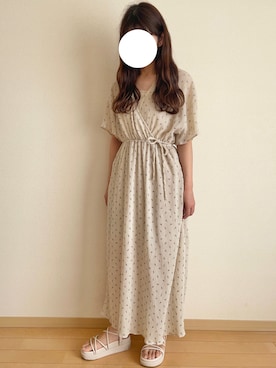 「ロングヘア」｜「アイテム（サンダル）」を使った、ｙoｕさん（レディース・157cm）の夏コーディネート