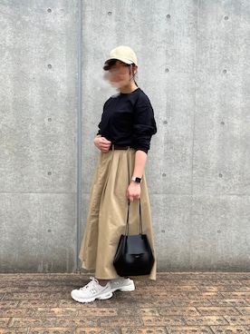 「ラコステ」｜mさん（レディース・158cm・20代）の春コーディネート