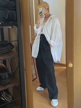 「Plan C（プランシー）のアイテム」を使った、はむちゃんさん（レディース・158cm）の秋コーディネート