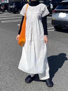 「mont-bell（モンベル）のアイテム」を使った、も　はさん（レディース・154cm）の春コーディネート