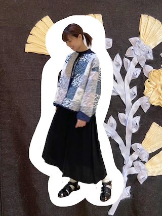 ツハルバイサマンサモスモス　美品　パッチワーク　花柄　ジャケット TSUHARU by Samansa Mos2 - 新品未使用 TSUHARU Samansa Mos2 花