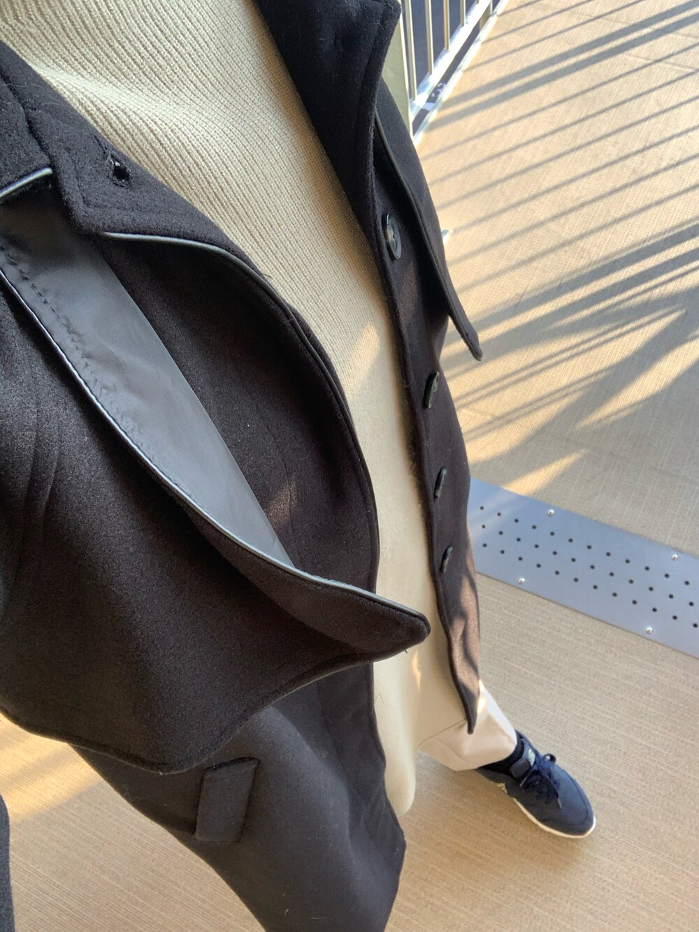 「ぽっちゃり、コーデ記録、スニーカー女子、パンツスタイル、スニーカーコーデ、ぽっちゃりコーデ、好きなものを着る、着たいものを着る、ロングニットベスト、おしゃれになりたい、おしゃれさんと繋がりたい、スニーカー好きと繋がりたい、ぽっちゃりでもおしゃれしたい！」｜「RETRO GIRLのロングニットベスト（ベスト、グリーン系）」を使った、erer6さん（レディース・159cm）の冬コーディネートの1枚目の写真