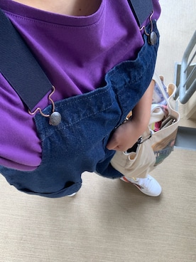 「ぽっちゃりコーデ」｜「アイテム（オールインワン・サロペット）」を使った、erer6さん（レディース・159cm）の秋コーディネート