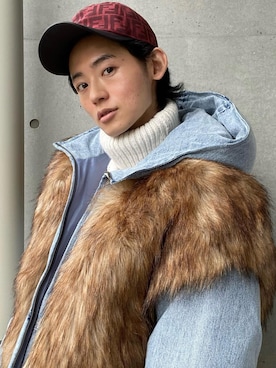 「MOUSSY（マウジー）のアイテム（ジャケット/アウター）」を使った、Roddieさん（メンズ・174cm）の冬コーディネート