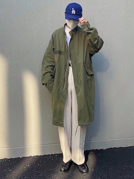 「classicalelf（クラシカルエルフ）のアイテム（スラックス）」を使った、KENTAさん（メンズ・173cm）の冬コーディネート