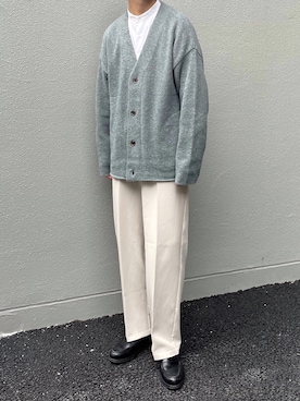 「classicalelf（クラシカルエルフ）のアイテム（スラックス）」を使った、KENTAさん（メンズ・173cm）の秋コーディネート