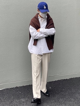 「classicalelf（クラシカルエルフ）のアイテム（スラックス）」を使った、KENTAさん（メンズ・173cm）の冬コーディネート