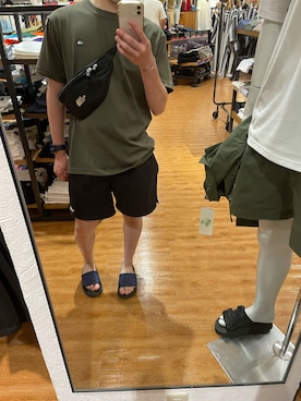 「GU（ジーユー）のアイテム（アンダーウェア）」を使った、  Tomohiroさん（メンズ・170cm）の夏コーディネート