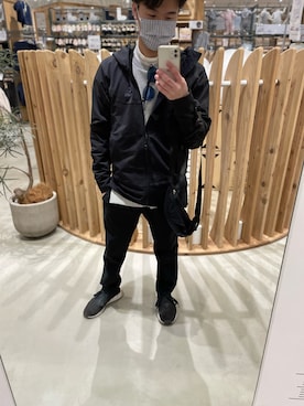 「SUGGESTION（サジェッション）のアイテム」を使った、  Tomohiroさん（メンズ・179cm）の秋コーディネート
