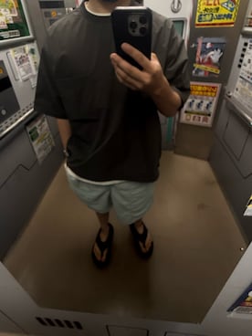 「EKAL（エカル）のアイテム」を使った、 エバタさん（メンズ・175cm）の夏コーディネート