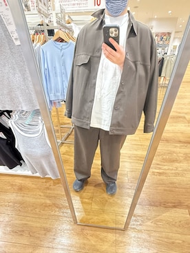 「アイテム（その他アウター）」を使った、 エバタさん（メンズ・175cm）の春コーディネート