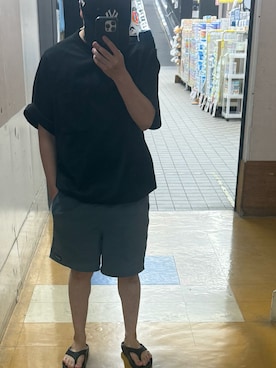 「OOFOS（ウーフォス）のアイテム」を使った、  Tomohiroさん（メンズ・175cm）の夏コーディネート