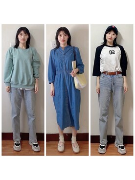 AnaisWさん（レディース・166cm）の春コーディネート