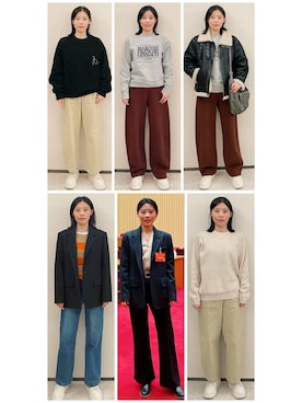 AnaisWさん（レディース・166cm）の秋コーディネート