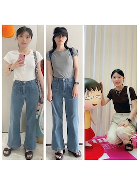 「LOUNGEDRESS（ラウンジドレス）のアイテム」を使った、AnaisWさん（レディース・166cm）の夏コーディネート