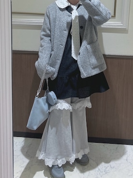 amさん（レディース・165cm）の冬コーディネート