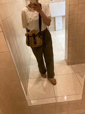 「SCYE BASICS（サイベーシックス）のアイテム」を使った、みおさん（レディース・152cm）の夏コーディネート