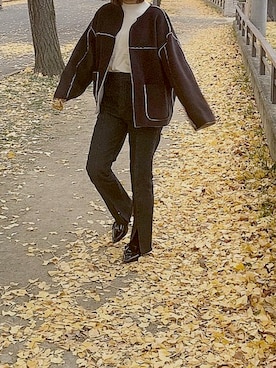 だにえるさん（レディース・159cm）の冬コーディネート